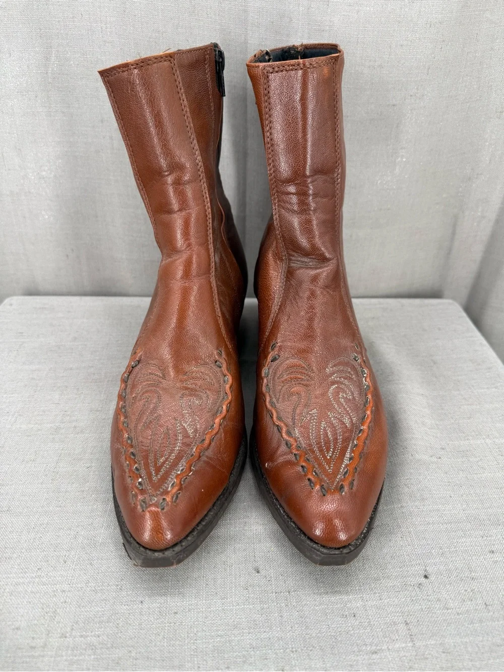 Laredo Laramie Bucklace Snip Toe Boots Men’s Size 10.5D  Congac Brown